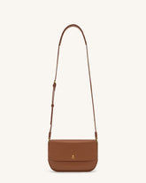 Debby Flap Crossbody Bag - Brown