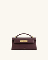 Noor Top Handle Bag - Deep Burgundy