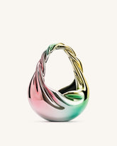 Willow Twist Crescent Top Handle Bag - Multicolor