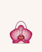 Flora Orchid Shaped Top Handle Bag - Pink