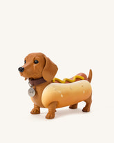 Dachshund Hot Dog Bag - Brown/Yellow