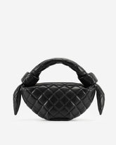 Croissant Top Handle Bag - Black
