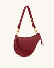 Ashlie Crossbody Bag - Burgundy