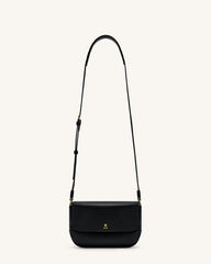 Debby Flap Crossbody  Bag - Black