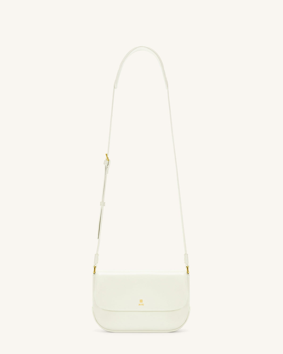 Debby Flap Crossbody  Bag - White