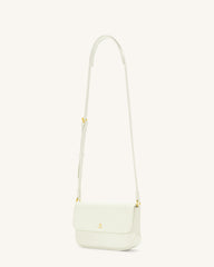 Debby Flap Crossbody  Bag - White