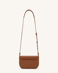 Debby Flap Crossbody  Bag - Brown
