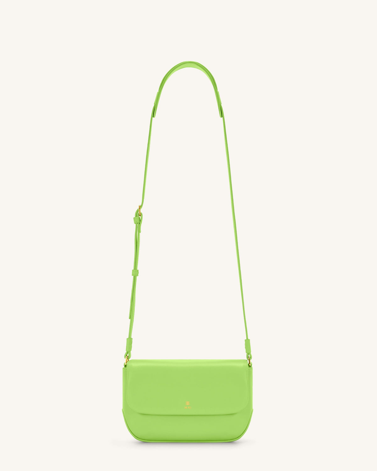 Debby Flap Crossbody  Bag - Lime Green