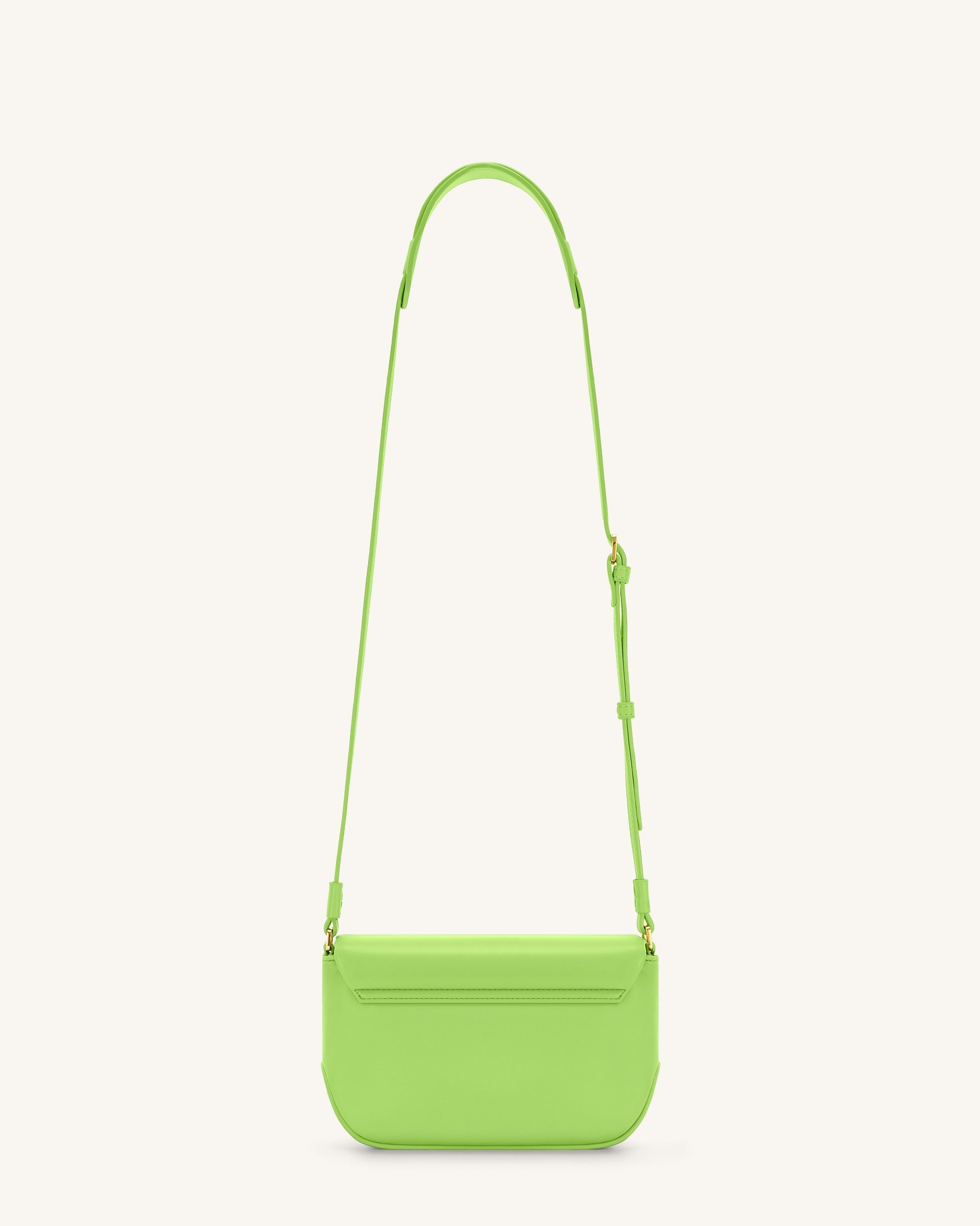 Debby Flap Crossbody  Bag - Lime Green