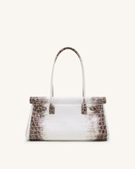 Yara Shoulder Bag - White Croc