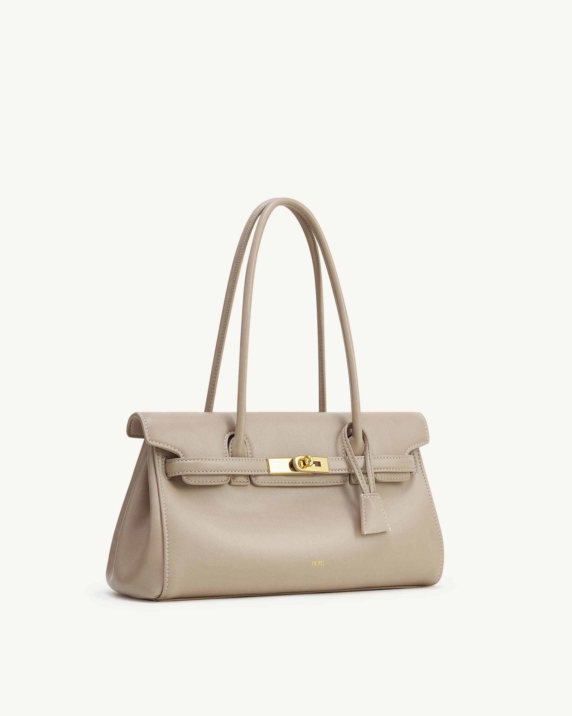 Yara Shoulder Bag - Gray Apricot
