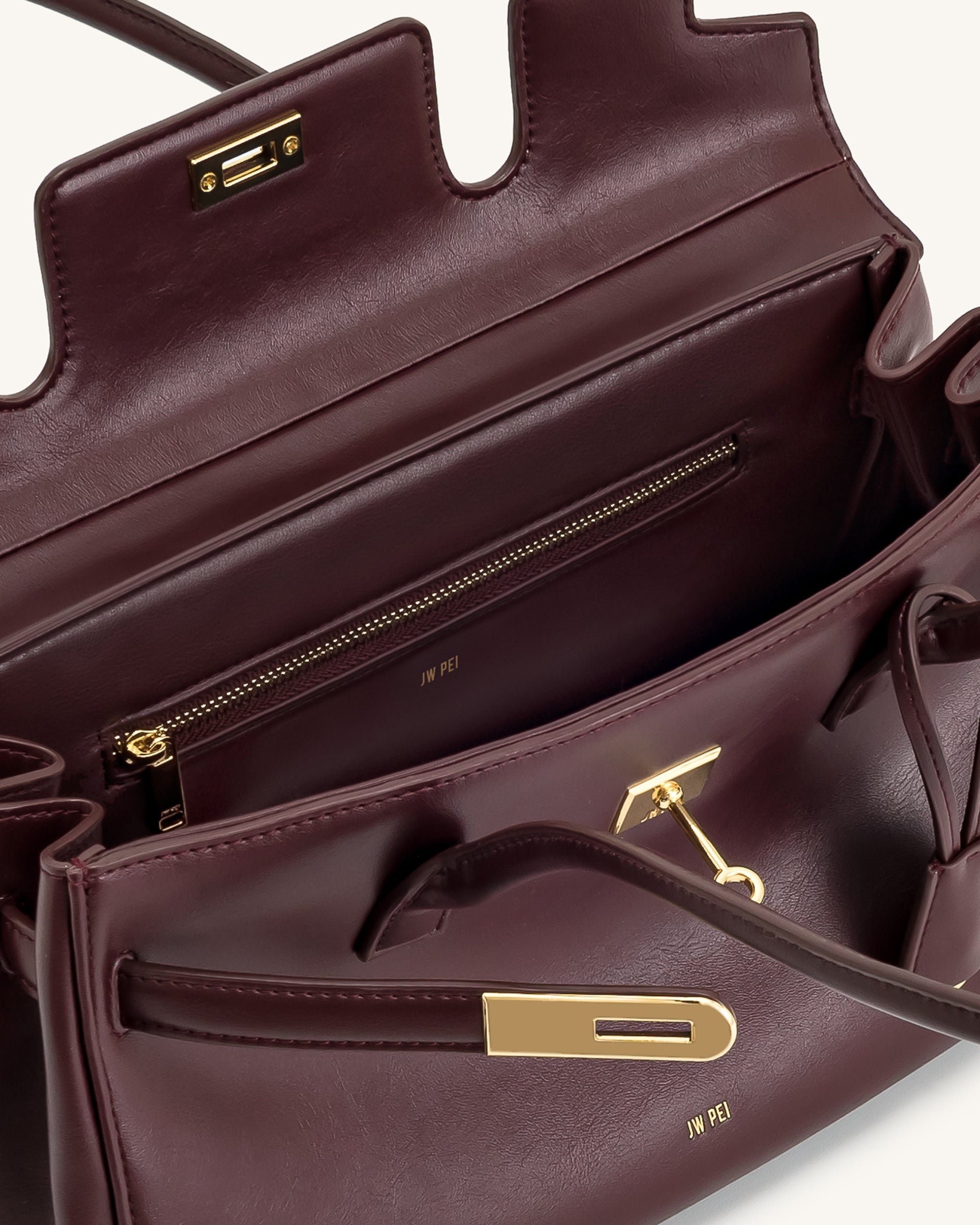 Yara Shoulder Bag - Deep Burgundy