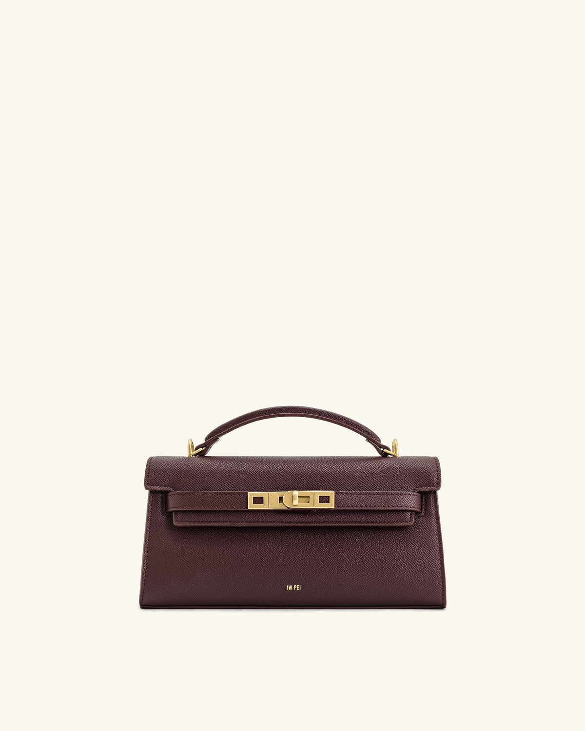 Noor Top Handle Bag - Deep Burgundy