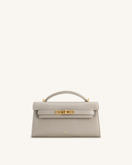 Noor Top Handle Bag - Elephant Gray