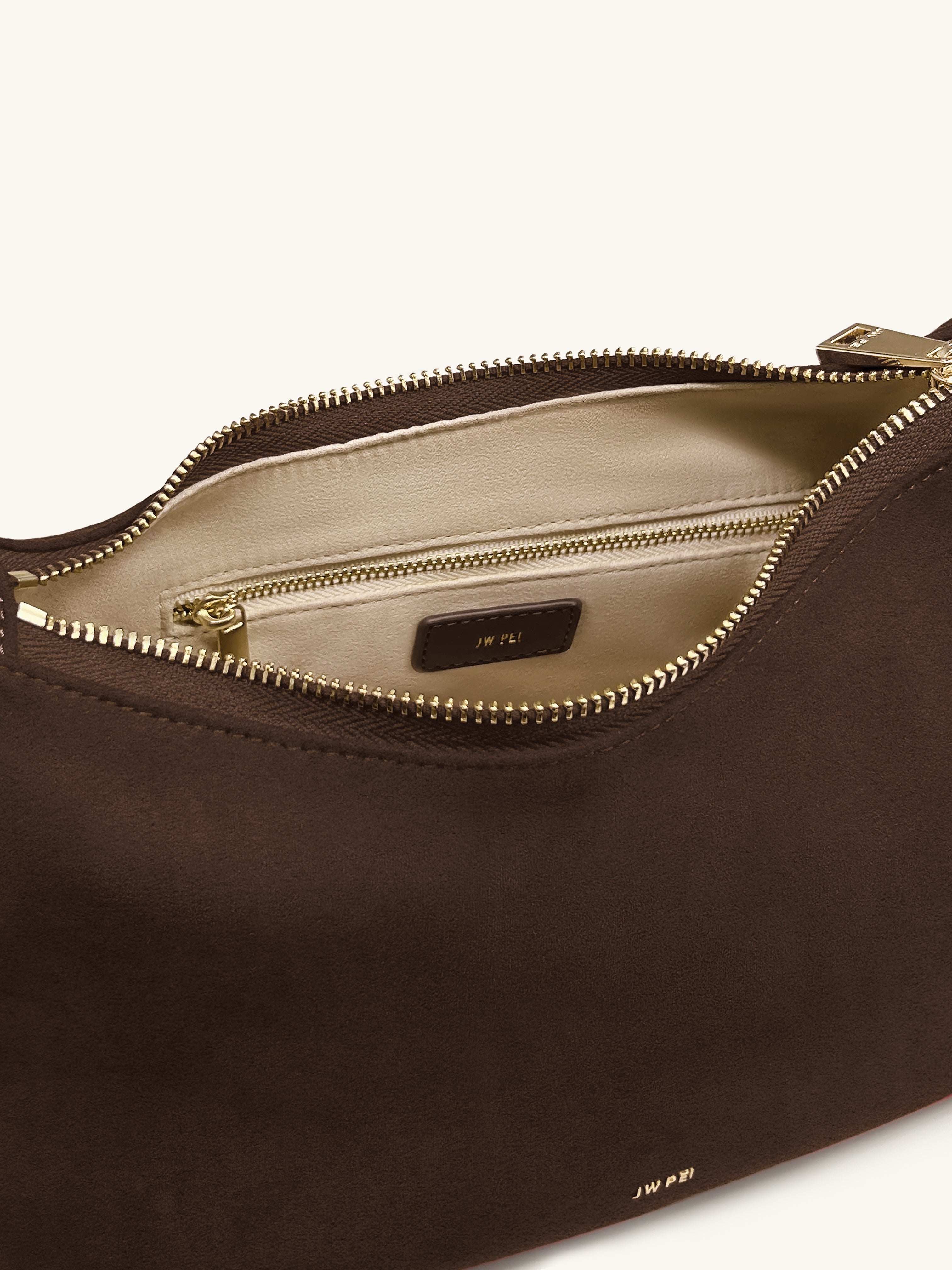 Nell Fringe Hardware Top Handle Bag - Deep Brown