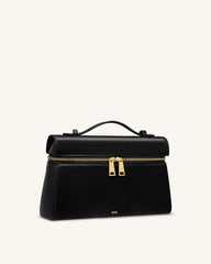 Thea Large Top Handle Bag - Black