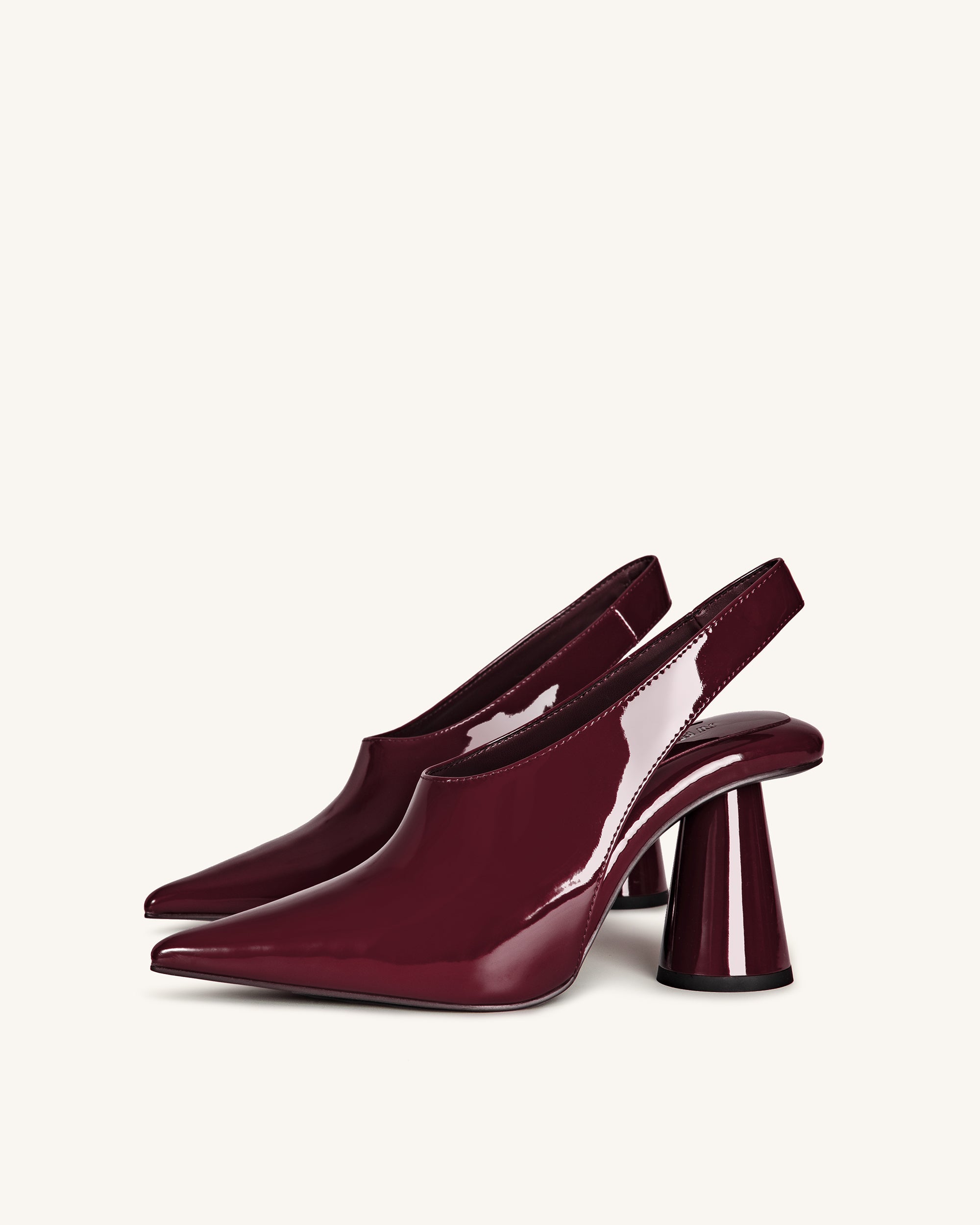 Vivovr High Heel Pumps - Burgundy
