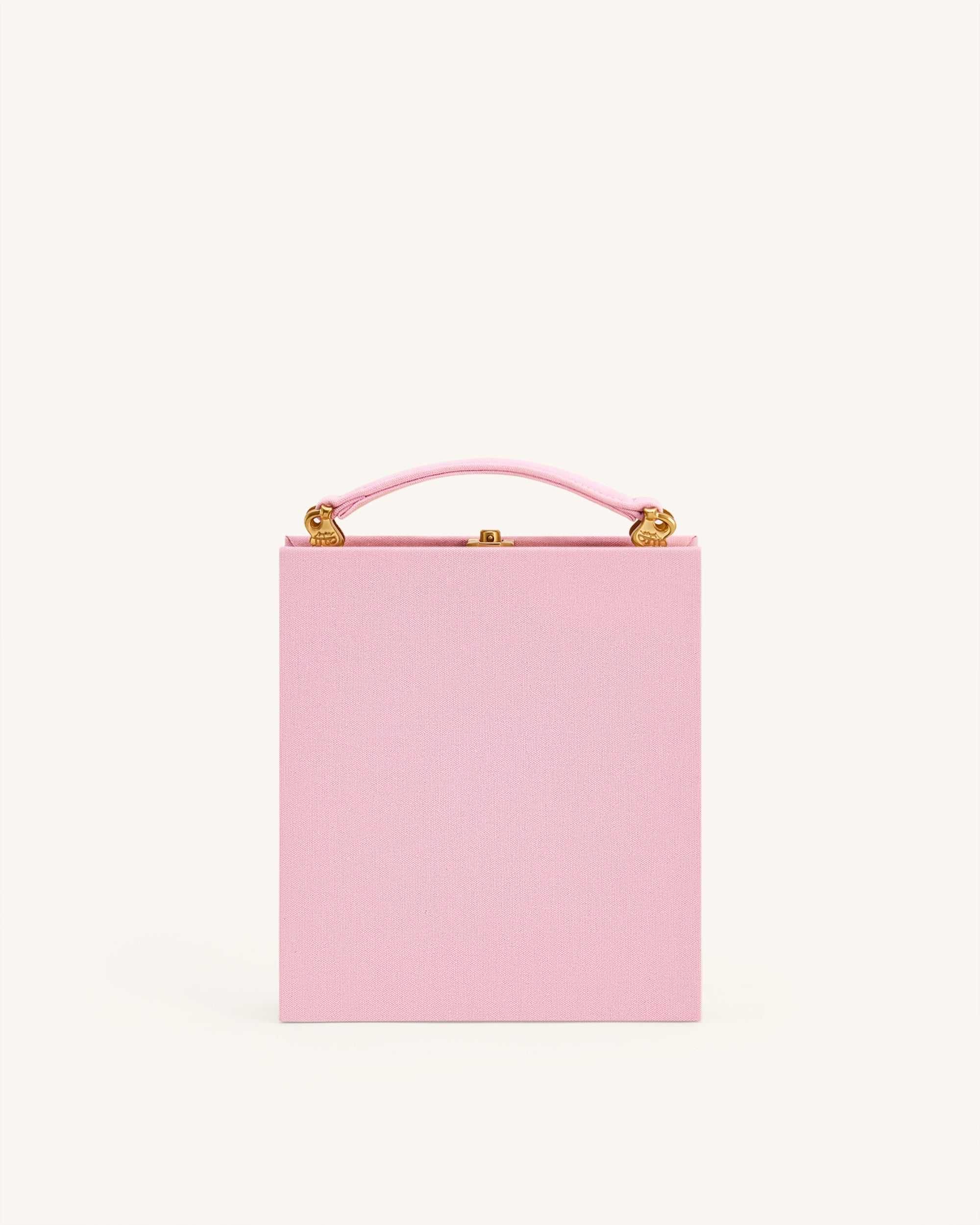 Taya-Puppy Pattern Book Shape Clutch Bag - Pink