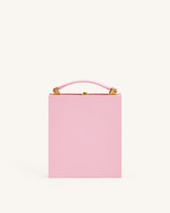 Taya-Puppy Pattern Book Shape Clutch Bag - Pink