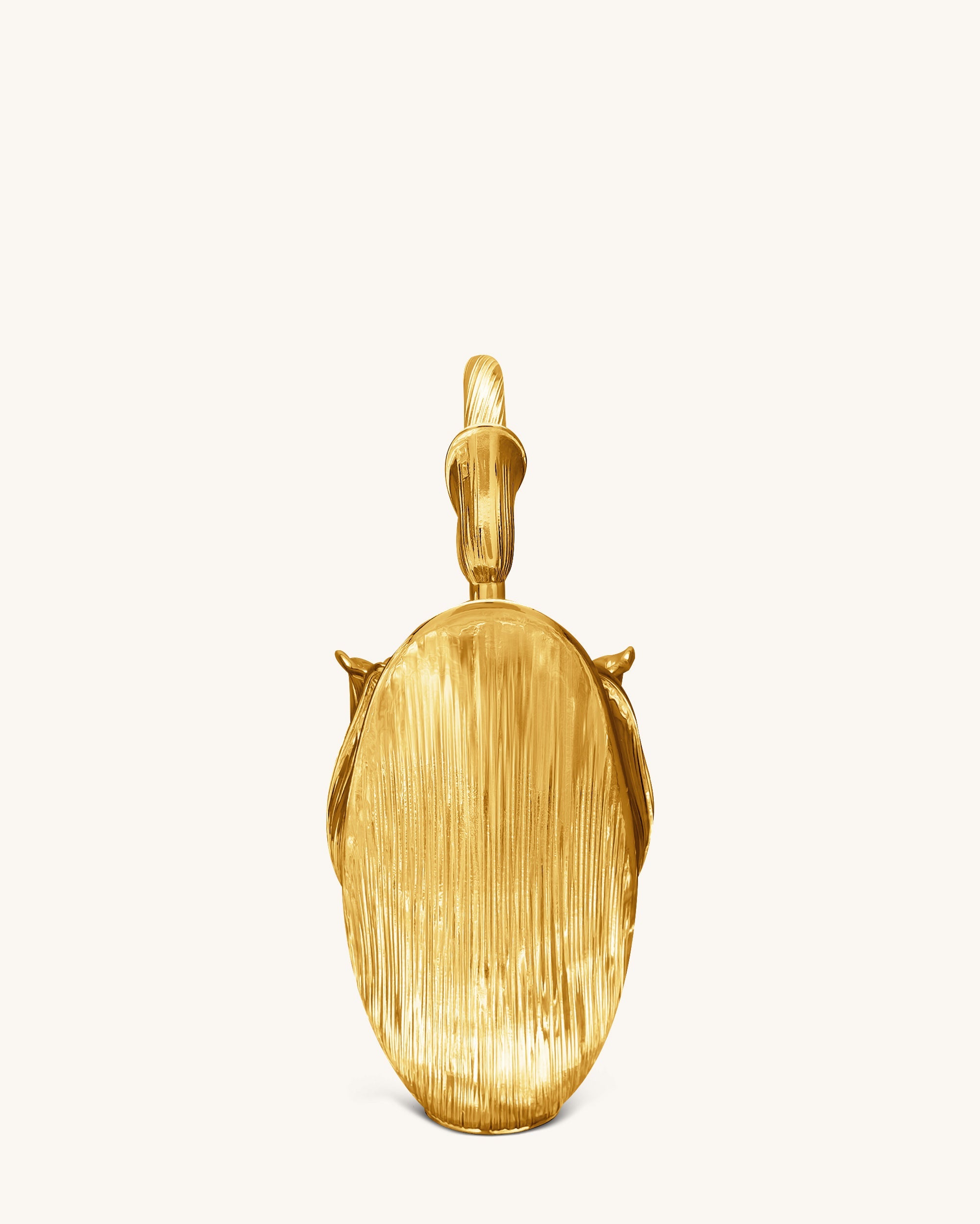 Ella Tulip Vase Top Handle Bag - Gold