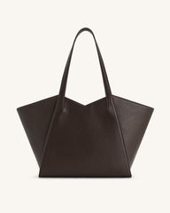 Kiana Large Capacity Tote Bag - Caramel