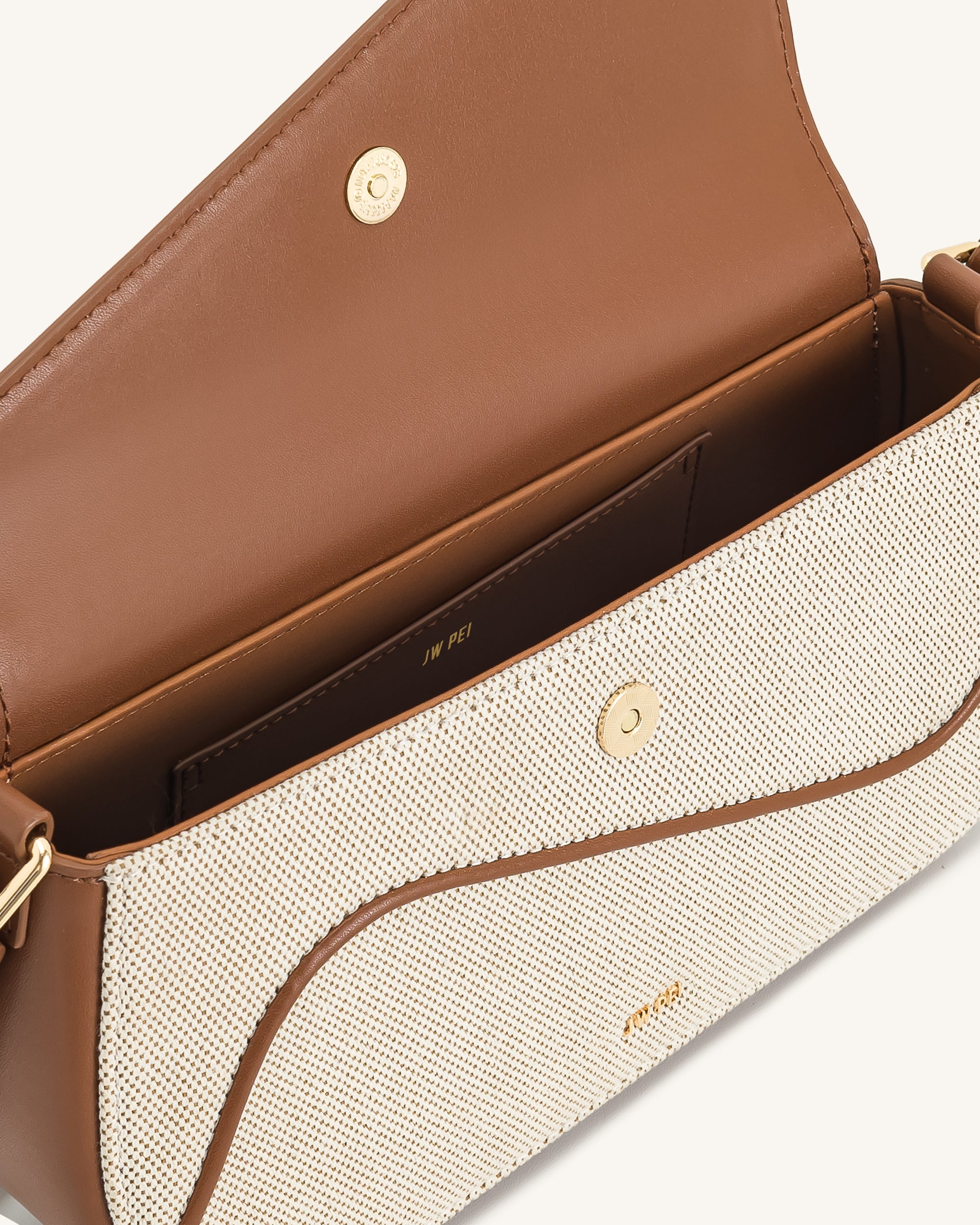 Addisyn Shoulder Bag - Brown Canvas