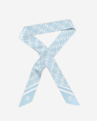 FEI Faux Silk Twill Scarf - Light Blue