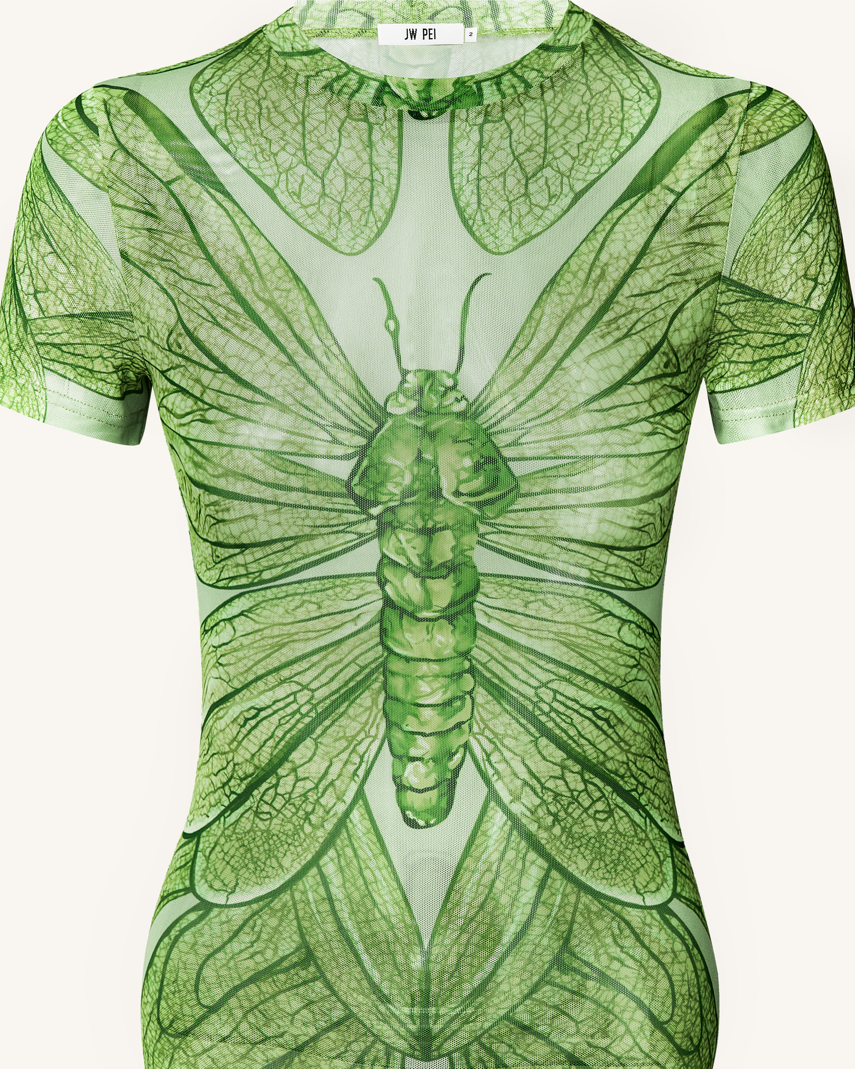 Dragonfly Shell Mini Dress - Green
