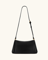 Greta Twist-Lock Crossbody Bag - Black